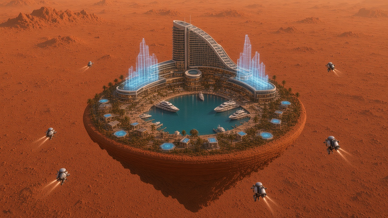 Marina Resort theme art